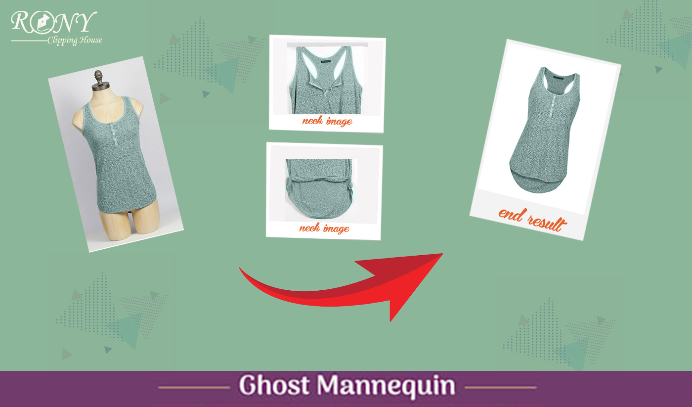 how to Edti ghost mannequin neck joint