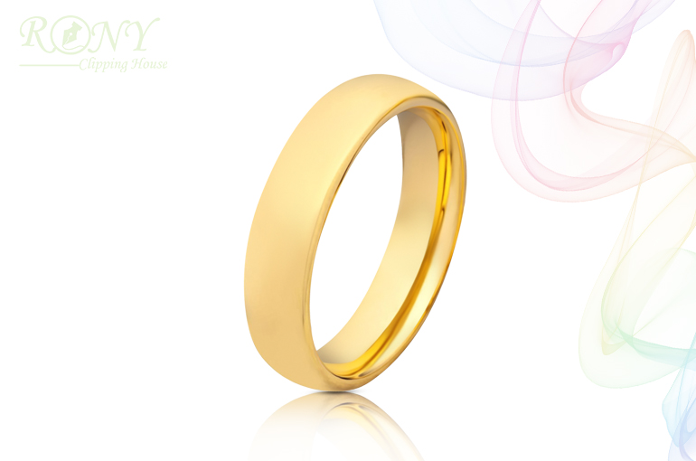 Gold ring photo editing