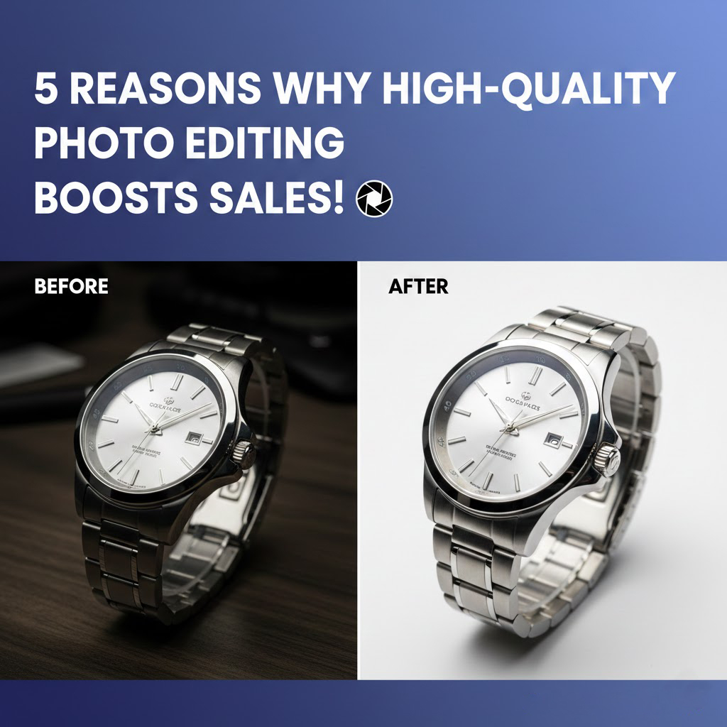 "Professional product photo editing before and after comparison by Rony Clipping House".